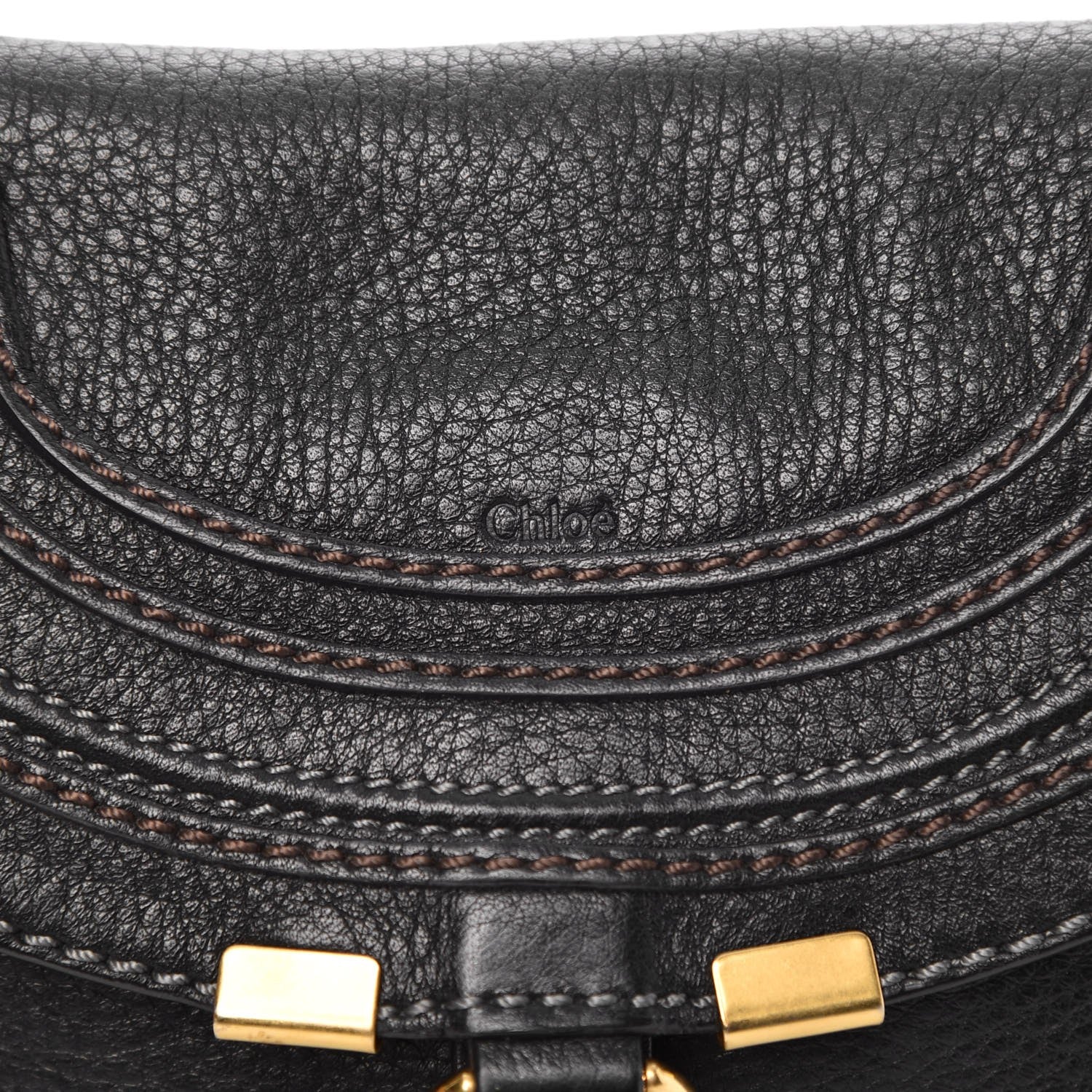 Chloe Calfskin Marcie Pochette Crossbody Bag Black 8 of 9