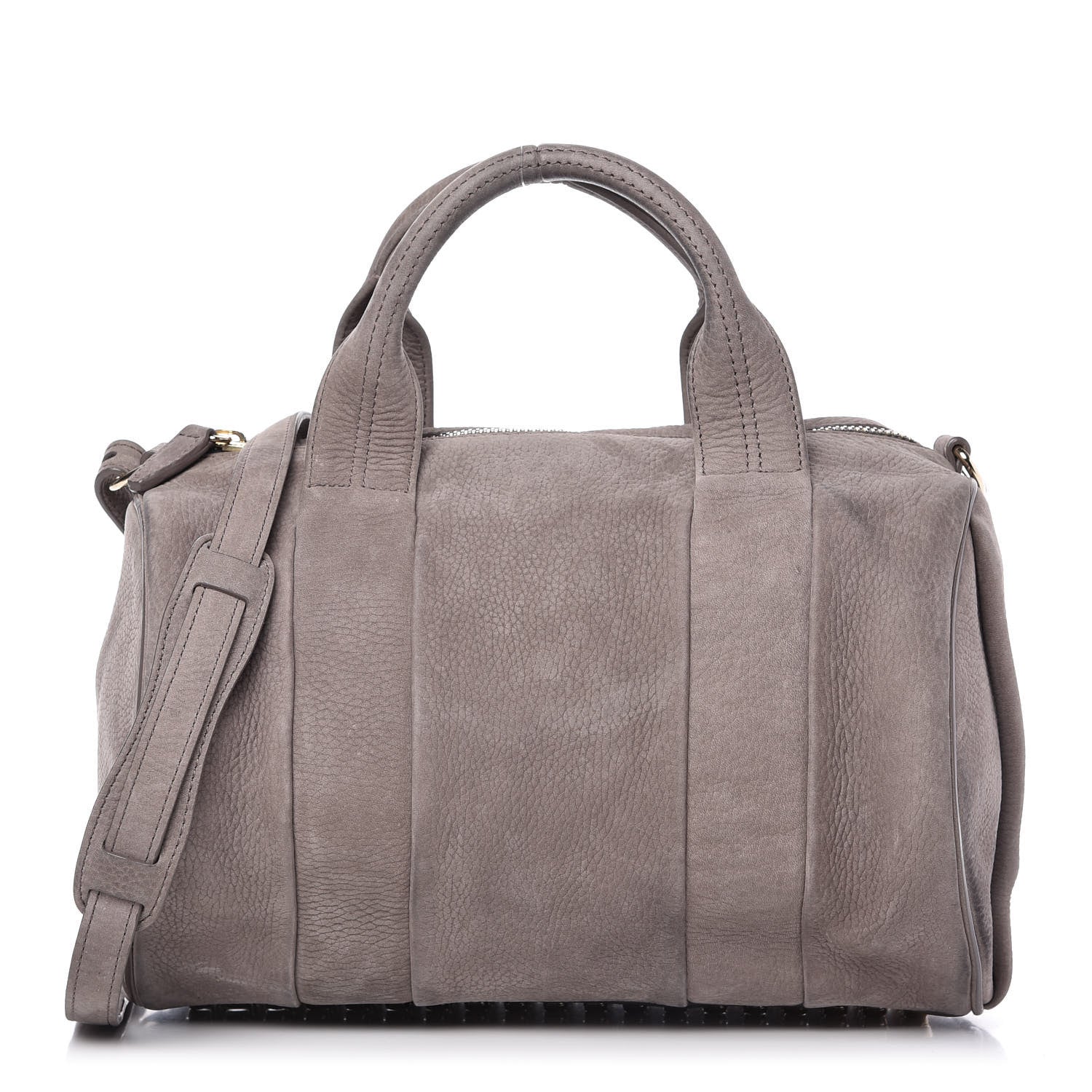 Alexander Wang Tumbled Nubuck Rocco Elephant Pale Gold Hardware 1 of 8