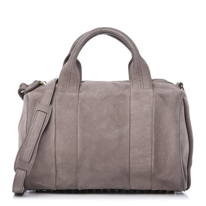 Alexander Wang Tumbled Nubuck Rocco Elephant Pale Gold Hardware 1 of 8