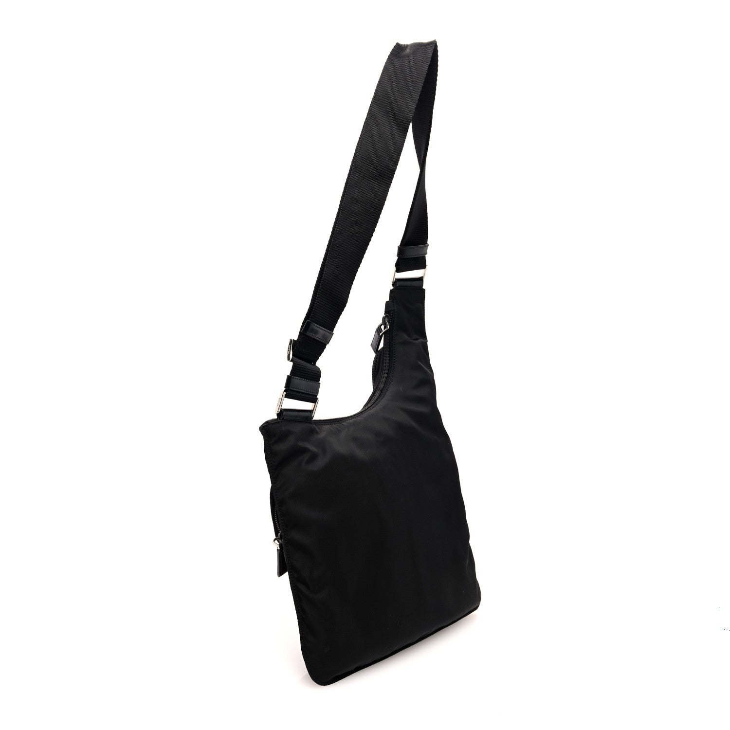 Prada Nylon Vela Sling Messenger Bag Black 3 of 9