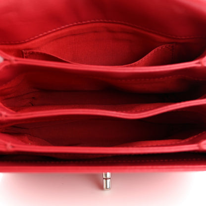 Chanel Calfskin Mini Tramezzo Flap Red 5 of 13