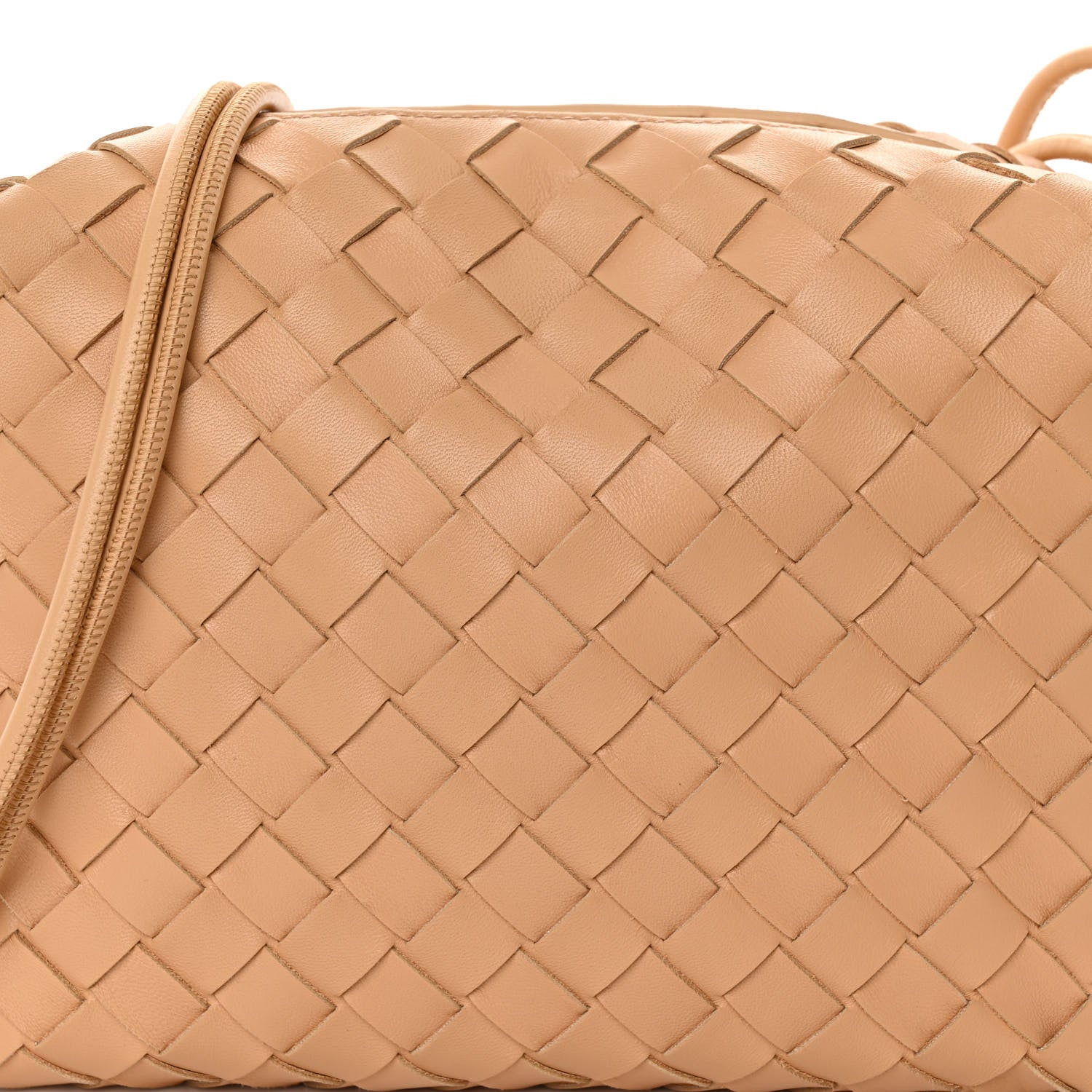 Bottega Veneta Nappa Intrecciato Small Loop Camera Bag Almond 7 of 9
