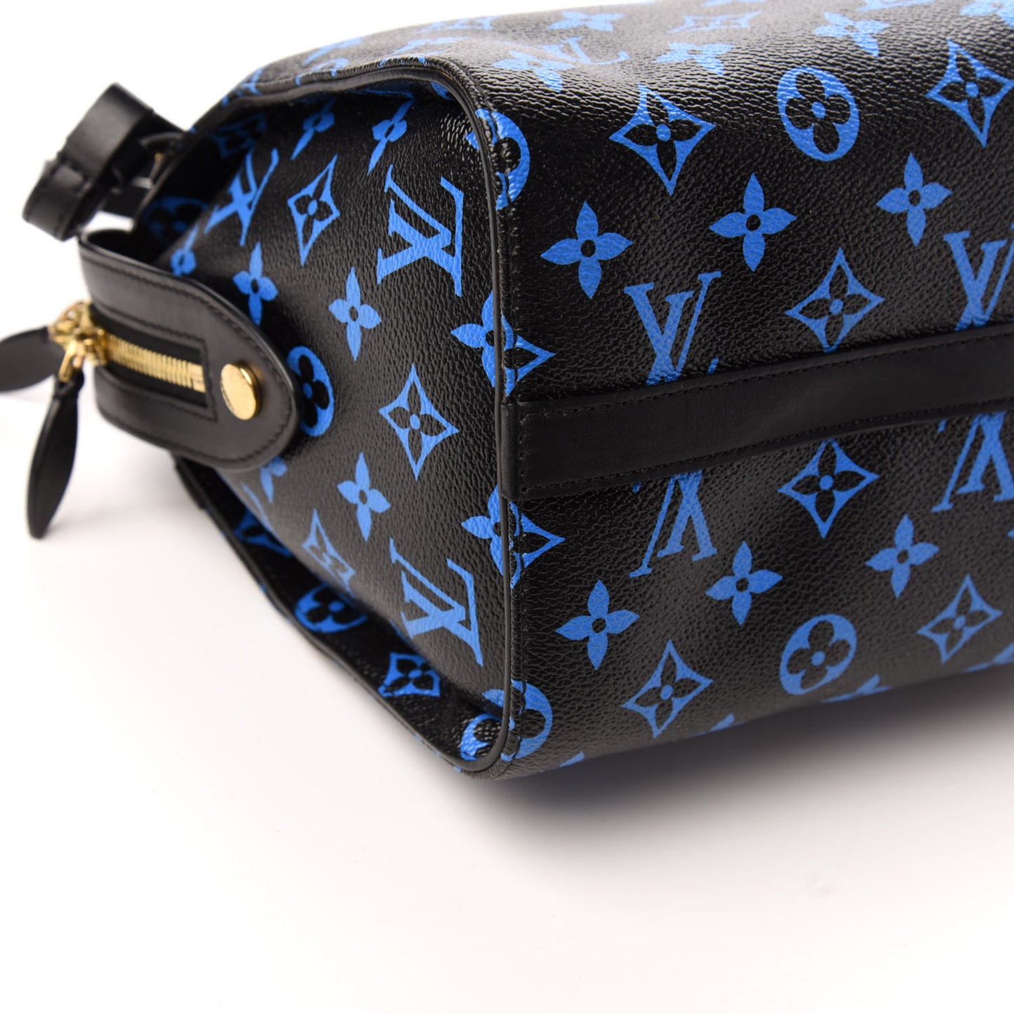 Colored Monogram Speedy Amazon PM Blue Black