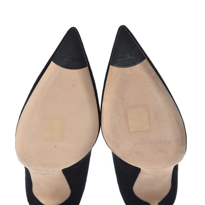 Jimmy Choo Suede Crystal Blaize 100 Ankle Boots 38.5 Black 12 of 14