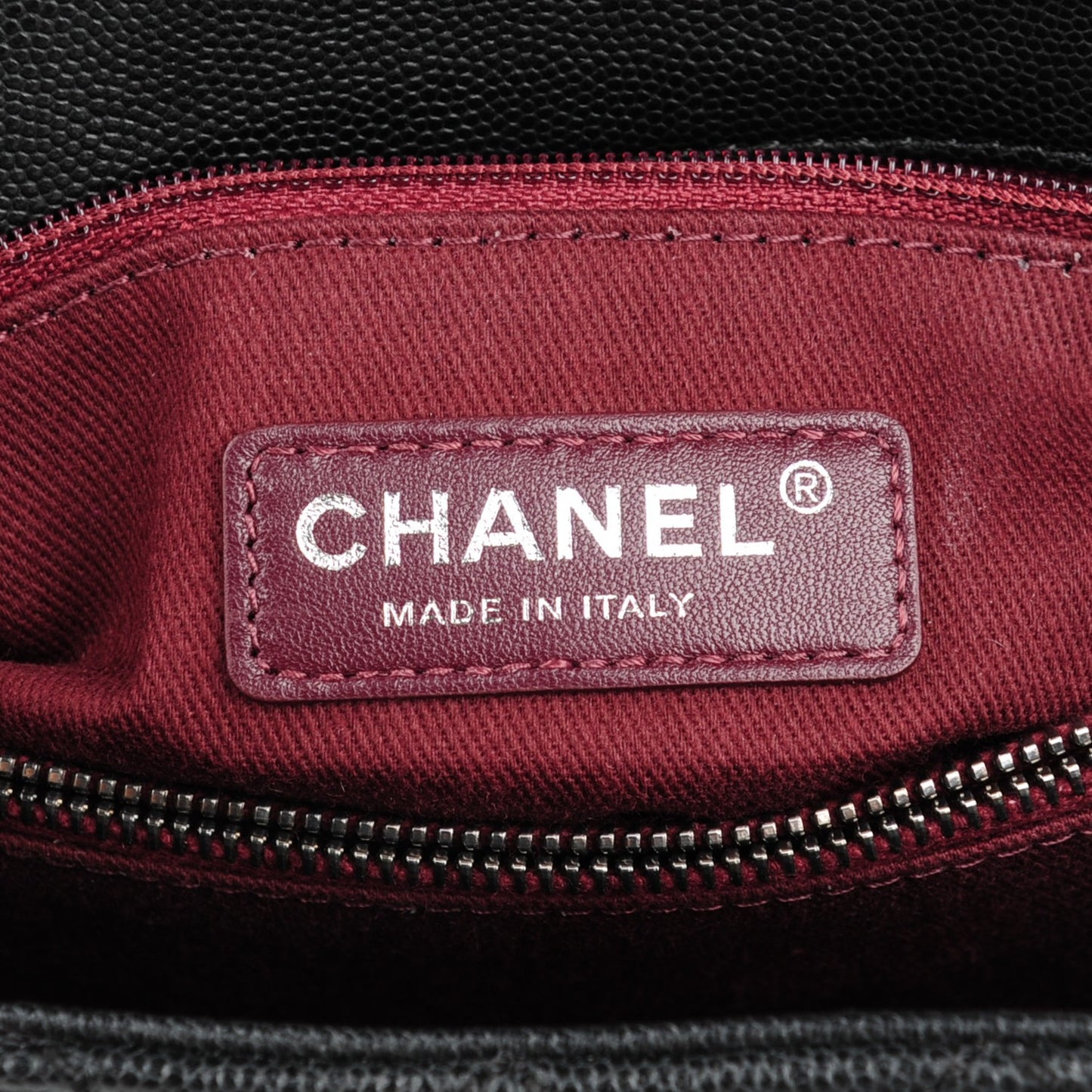 Caviar Quilted Medium Coco Handle Flap Black