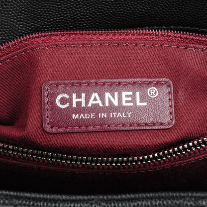 Chanel Caviar Quilted Medium Coco Handle Flap Black 6 of 8