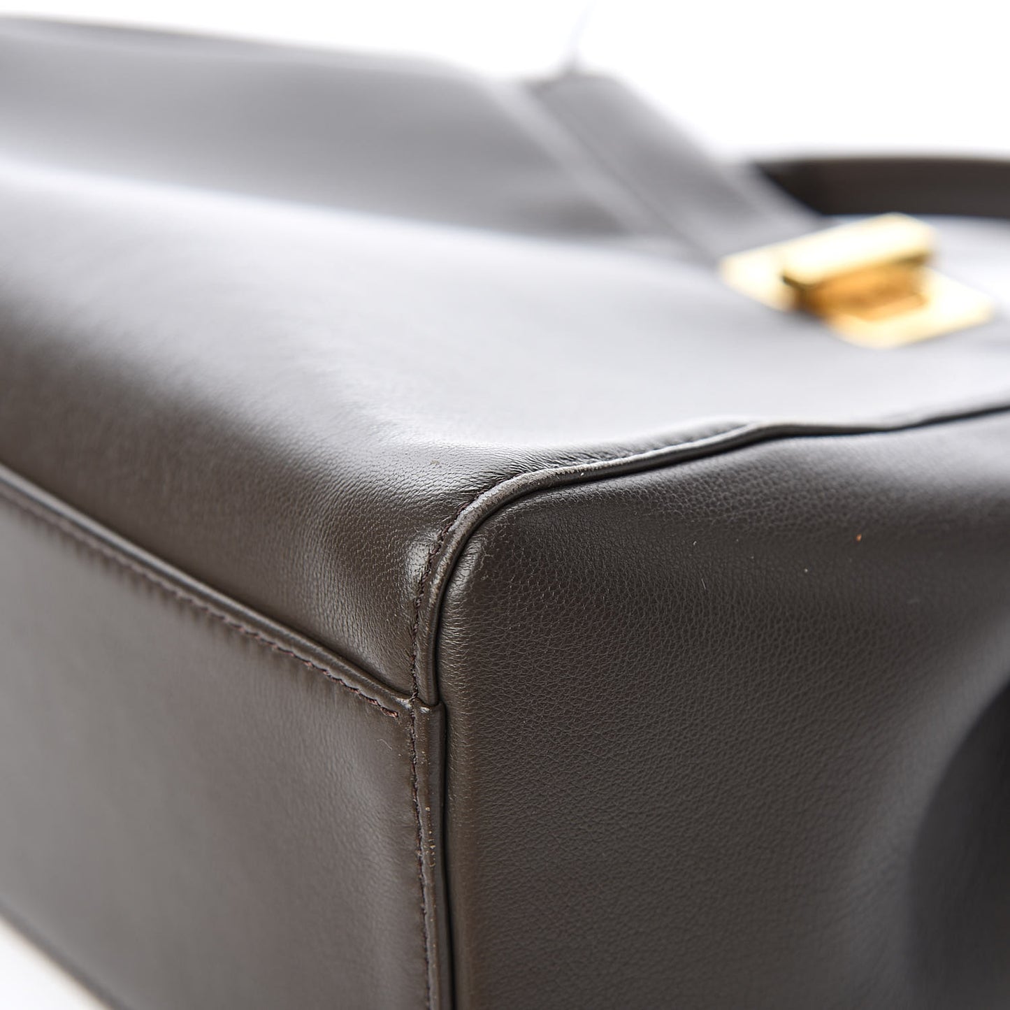 Nappa Mini Peekaboo Iconic Satchel Carbone