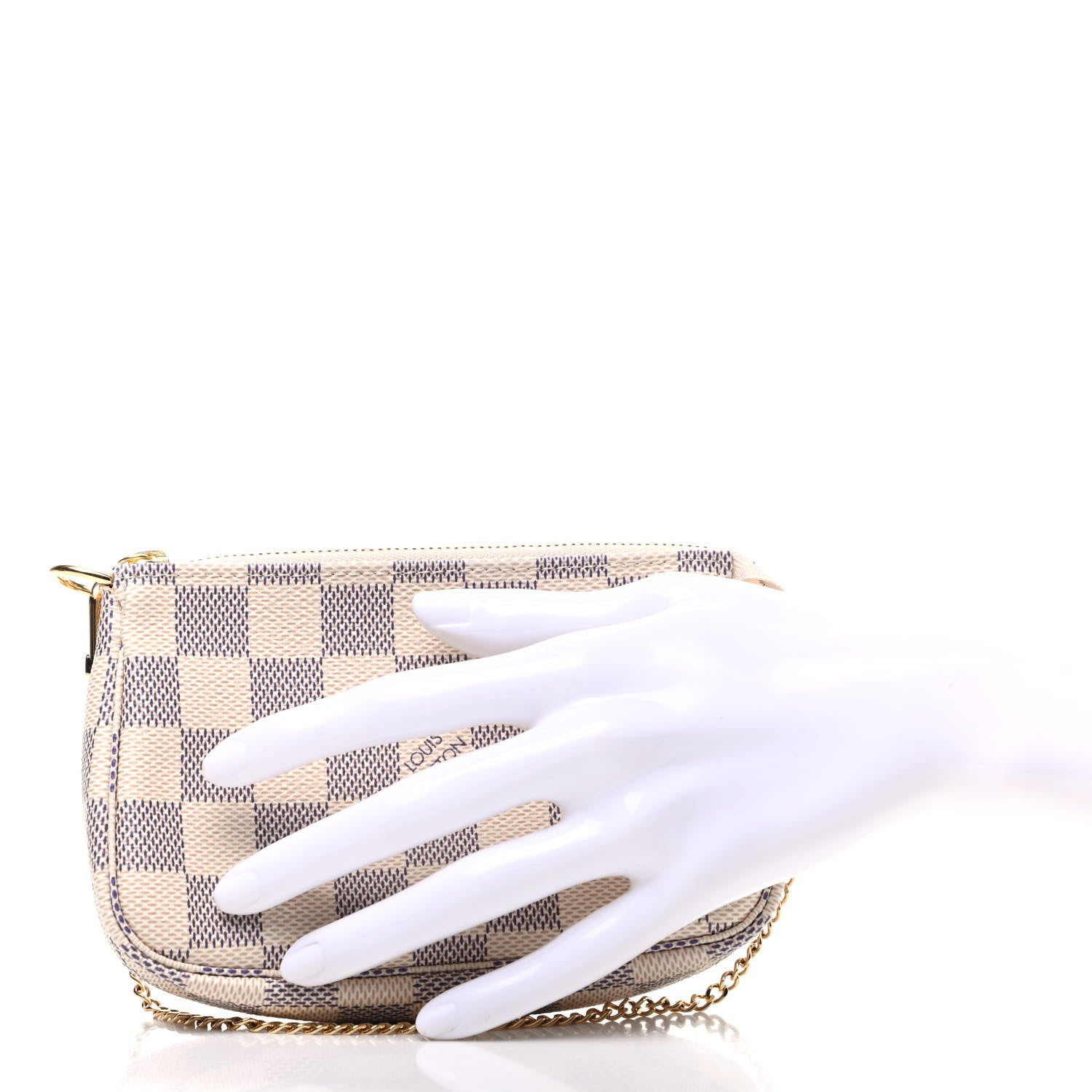 Louis Vuitton Damier Azur Mini Pochette Accessories 2 of 9