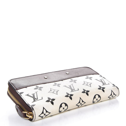 Louis Vuitton Calfskin Monogram Gamma Zippy Wallet White Chocolate 4 of 16
