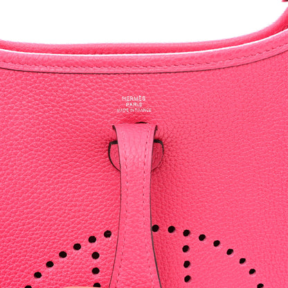 Hermes Taurillon Clemence Evelyne TPM Rose Extreme 6 of 9