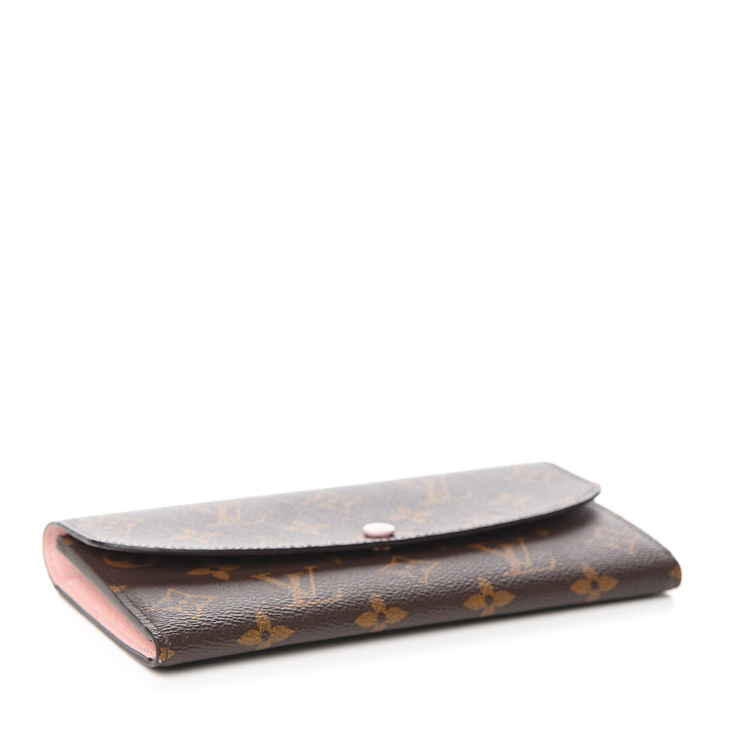 Monogram Emilie Wallet Rose Ballerine