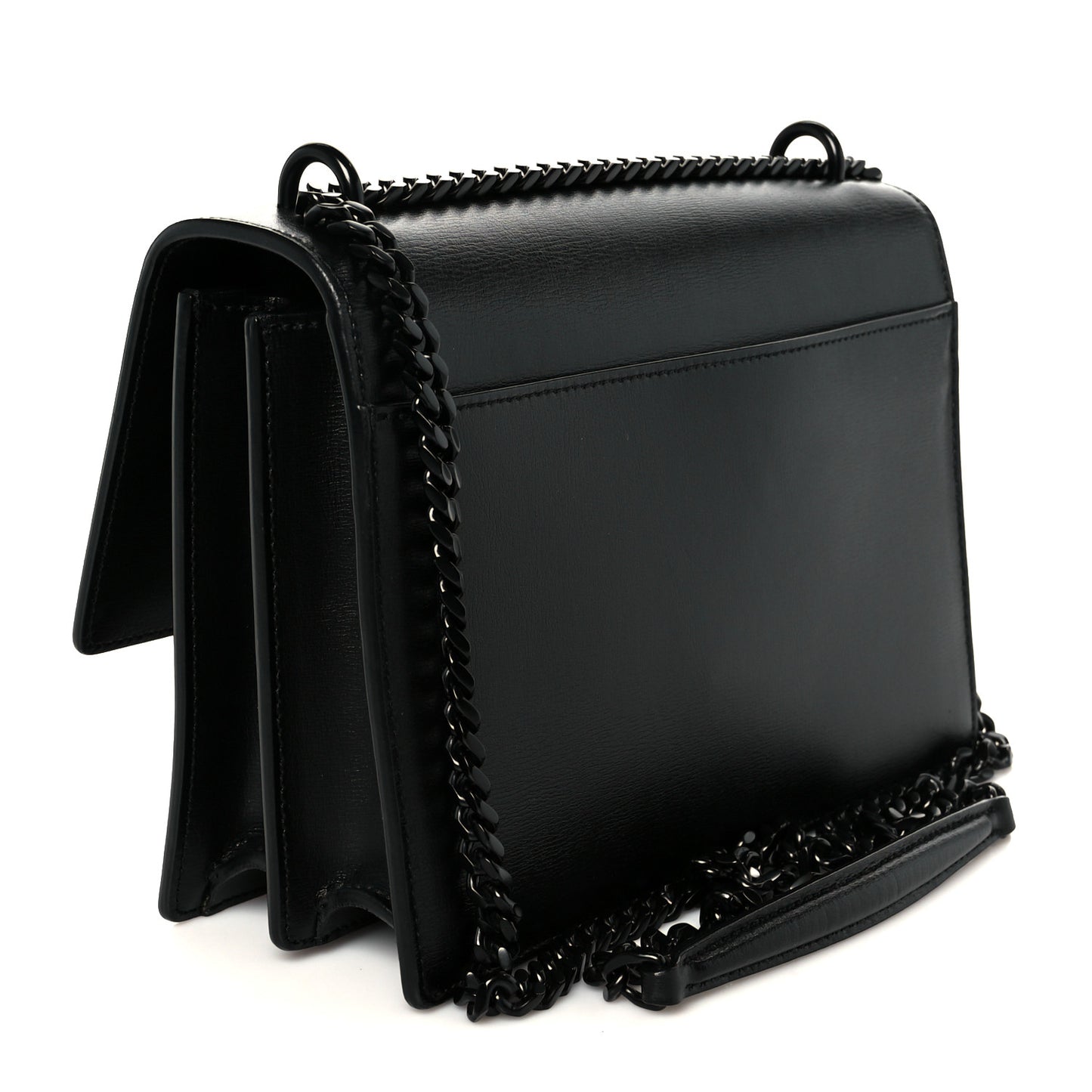 Calfskin Medium Monogram Monochrome Sunset Black