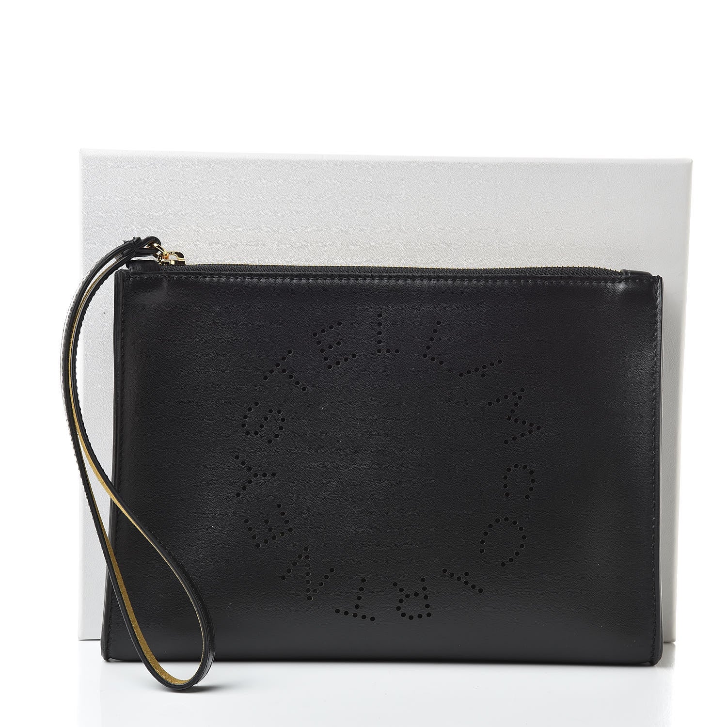 Stella McCartney Alter Nappa Logo Pouch Black 8 of 8