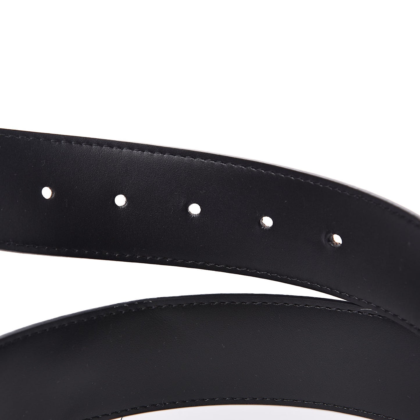Calfskin Monogram 40mm LV Initiales Reversible Belt 90 36 Black
