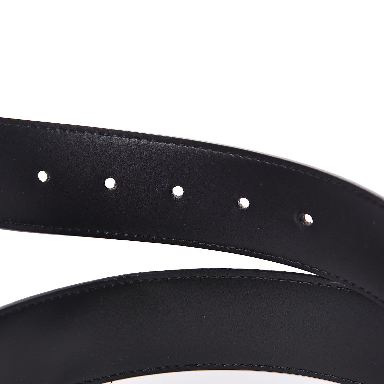 Louis Vuitton Calfskin Monogram 40mm LV Initiales Reversible Belt 90 36 Black 4 of 6