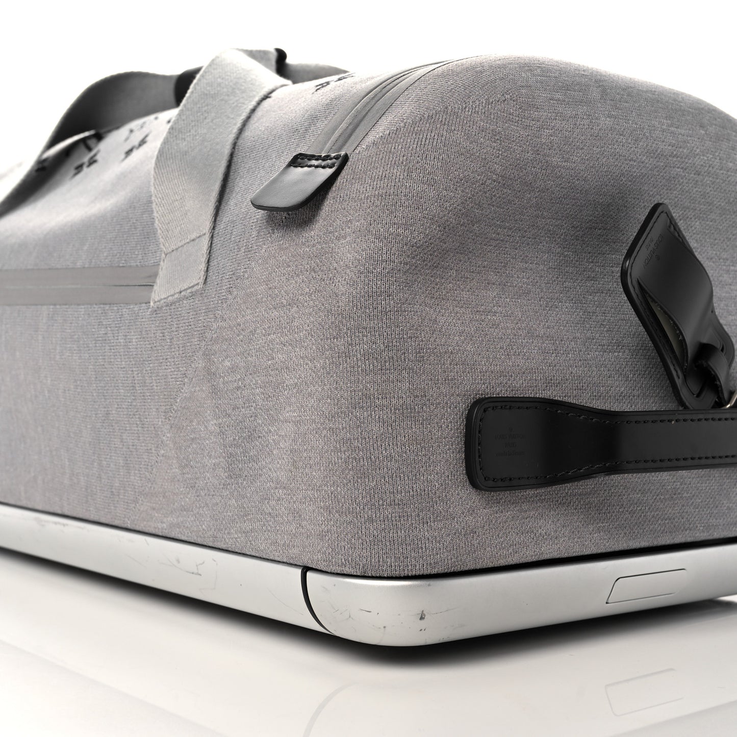 Knit Monogram Horizon Soft Duffle 55 Grey
