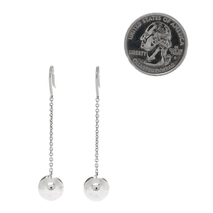 Tiffany Sterling Silver 10mm HardWear Ball Drop Earrings 2 of 4