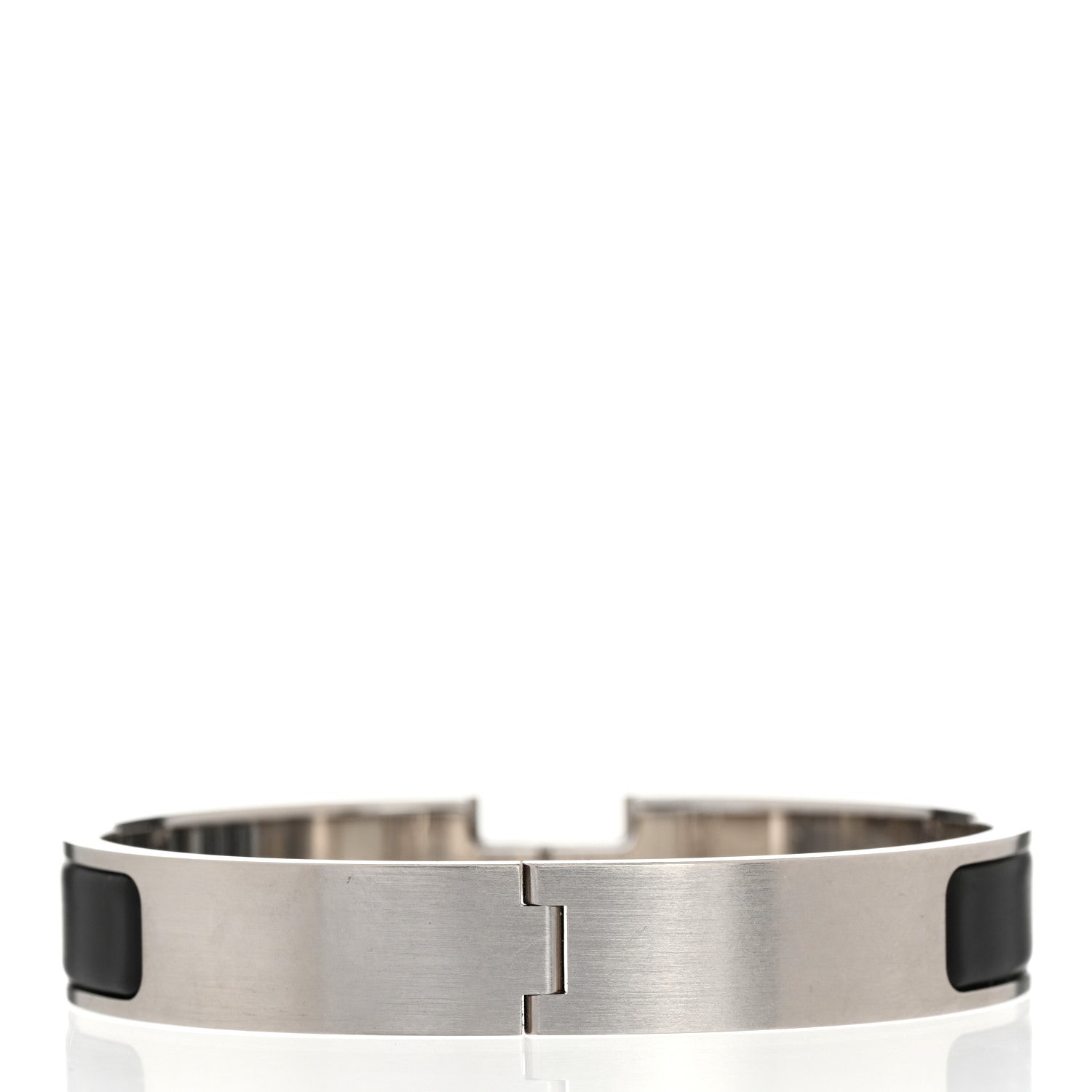 Hermes Matte Enamel Narrow Clic Clac HH Bracelet Black 3 of 5
