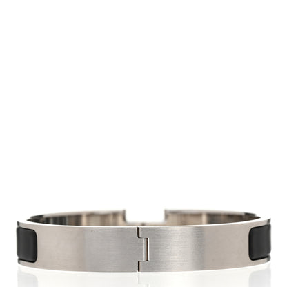 Hermes Matte Enamel Narrow Clic Clac HH Bracelet Black 3 of 5