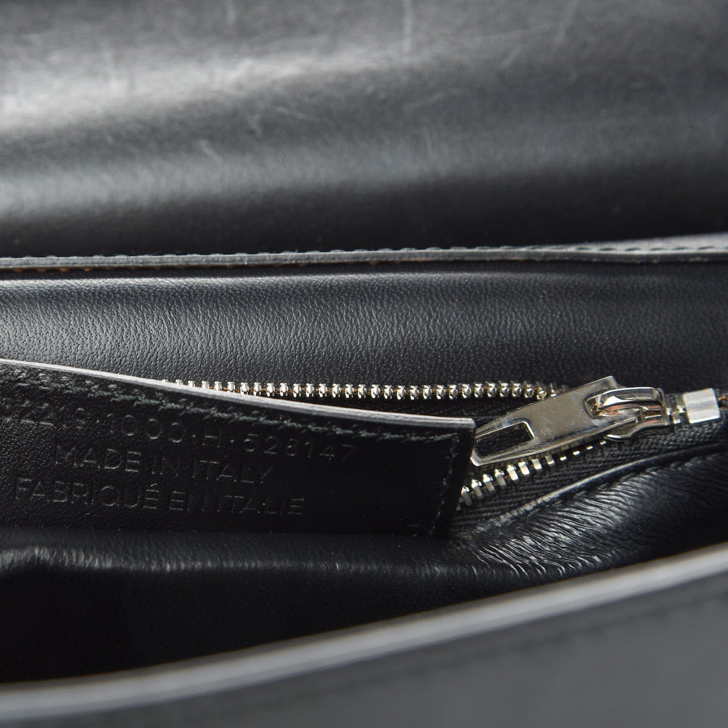 Calfskin Le Dix Cartable S Bag Black