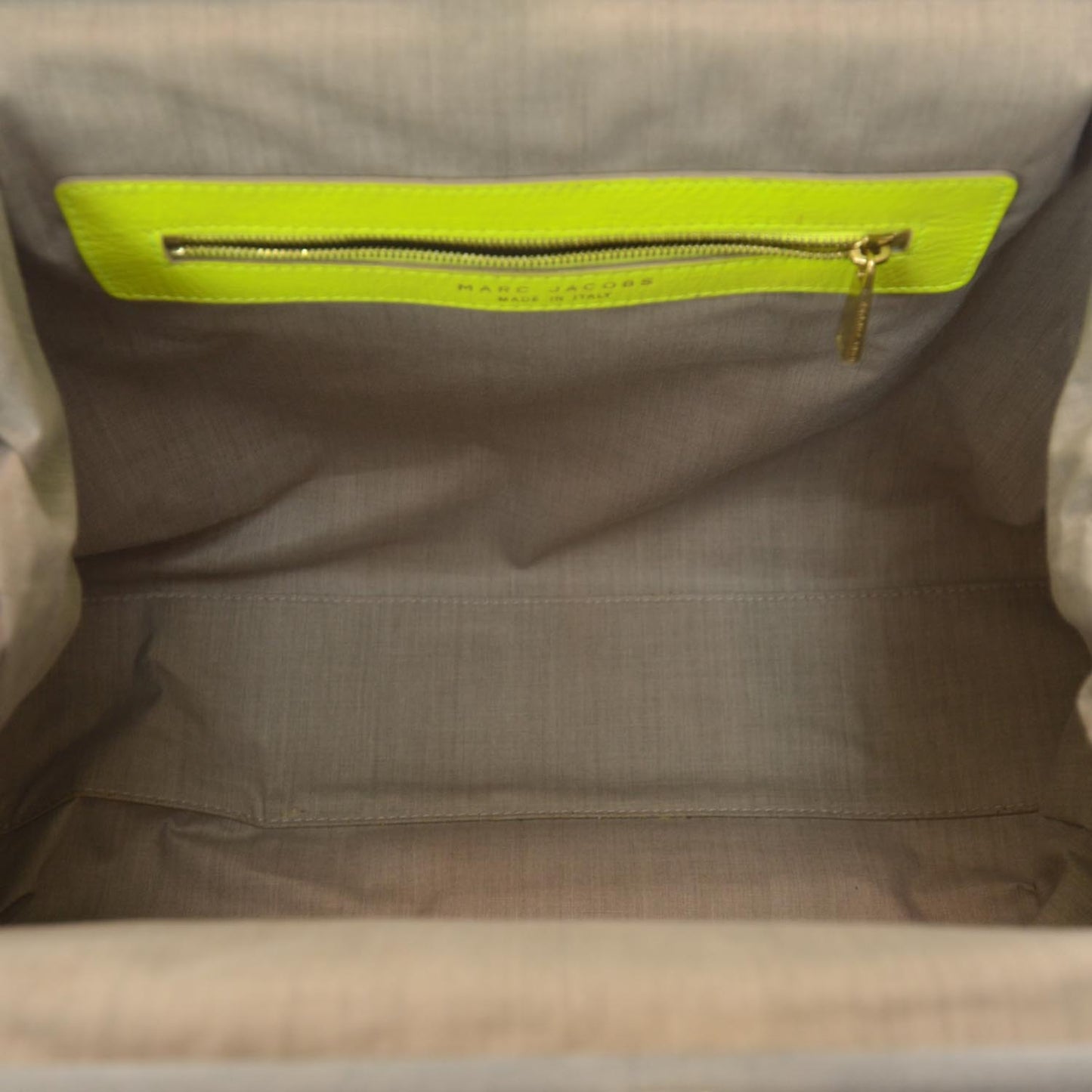 Quilted Leather Stam Fluo Yellow