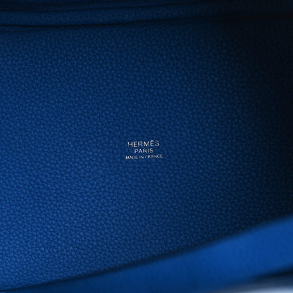 Hermes Taurillon Clemence Picotin Lock 18 PM Bleu Zanzibar 6 of 11
