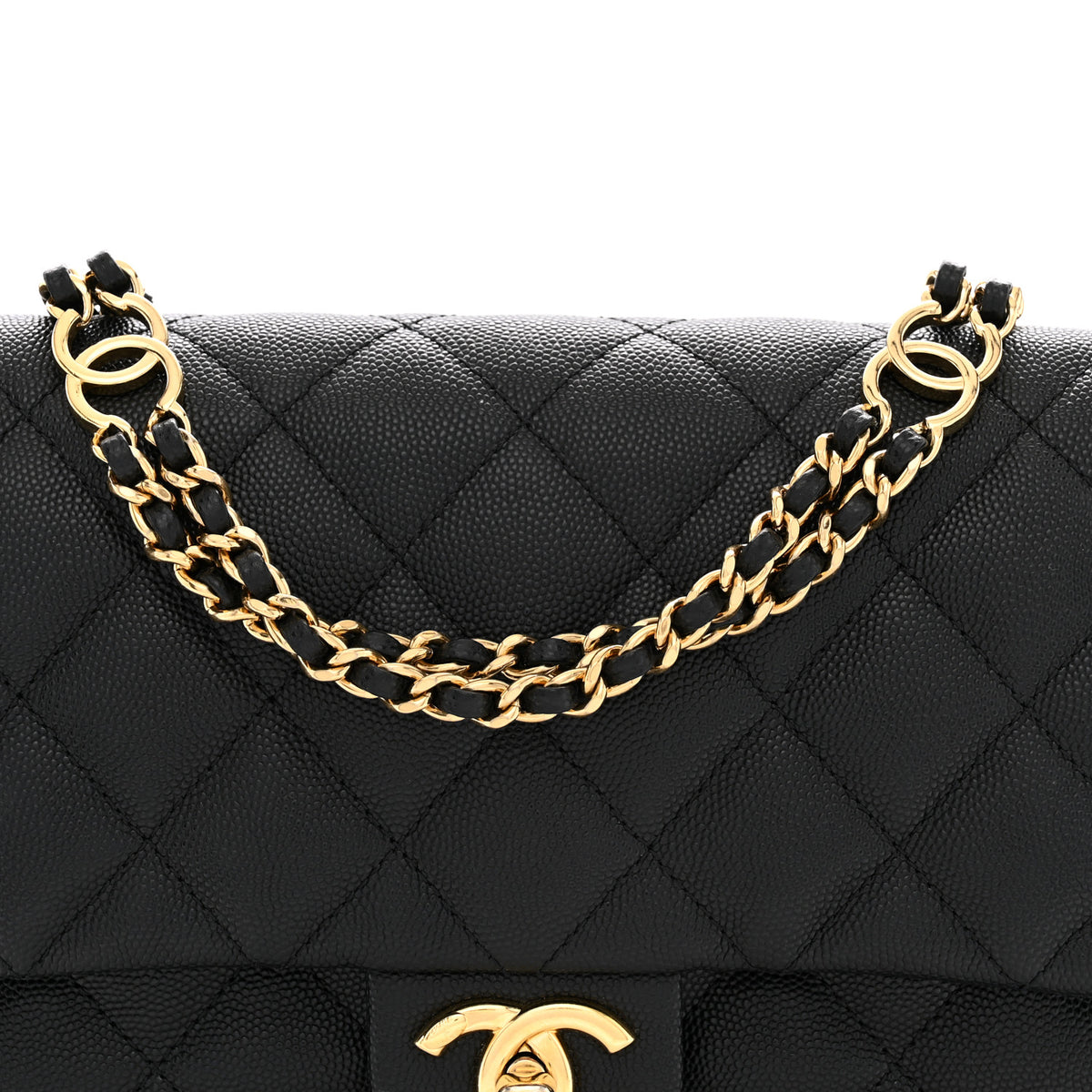 Chanel Caviar Quilted Small CC You Flap Black 8 of 11