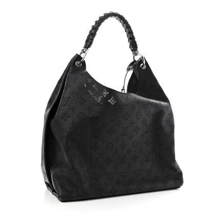 Louis Vuitton Mahina Carmel Hobo Black 3 of 9