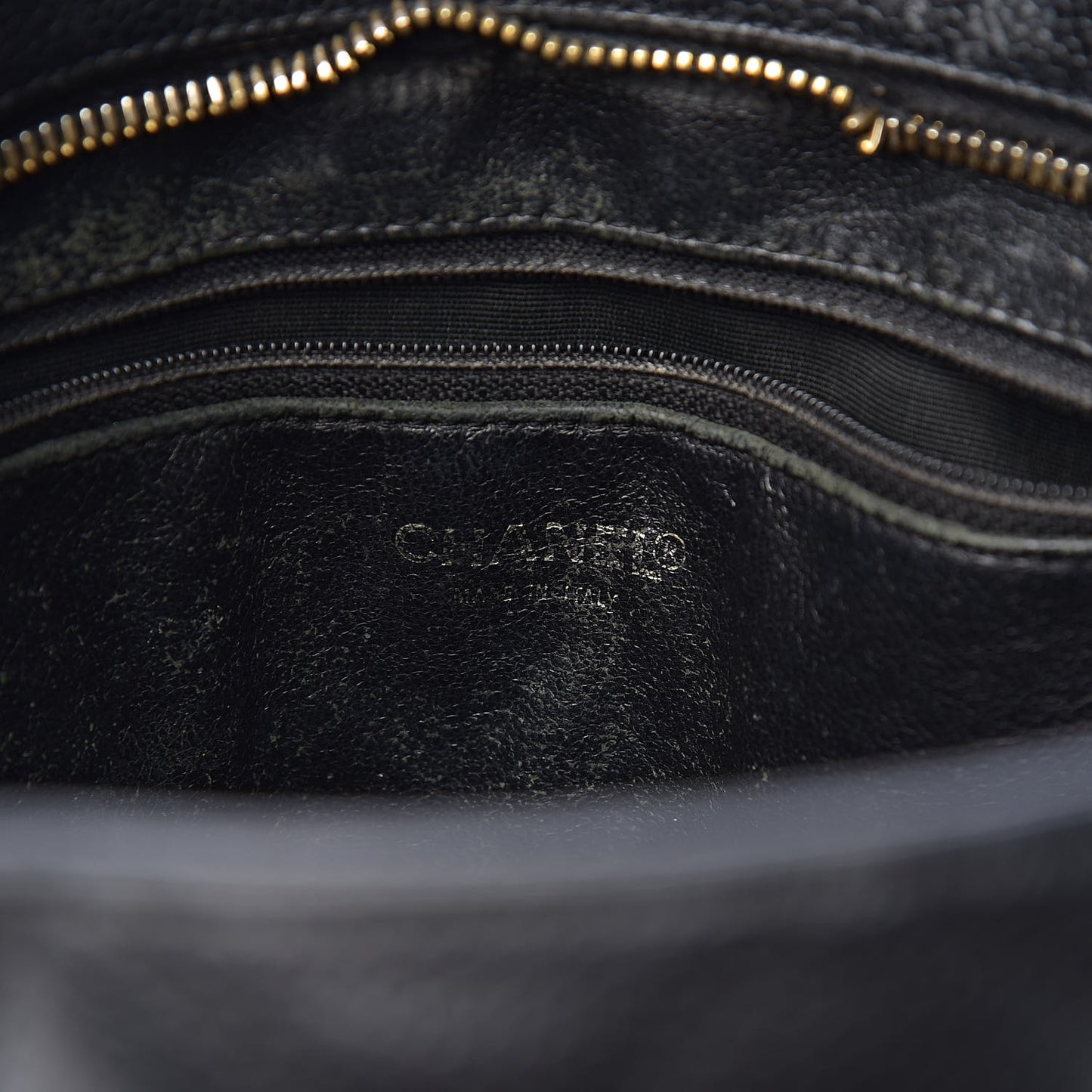 Caviar Quilted Medallion Tote Black