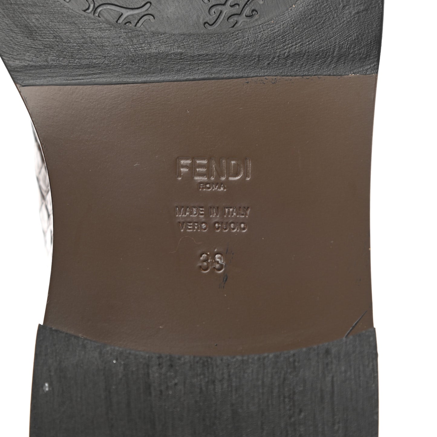 Calfskin Crocodile Embossed Karligraphy Logo Riding Boots 39 Maya