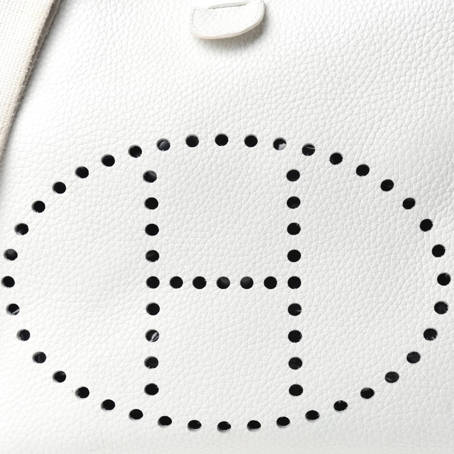 Hermes Taurillon Clemence Evelyne III GM White 11 of 11