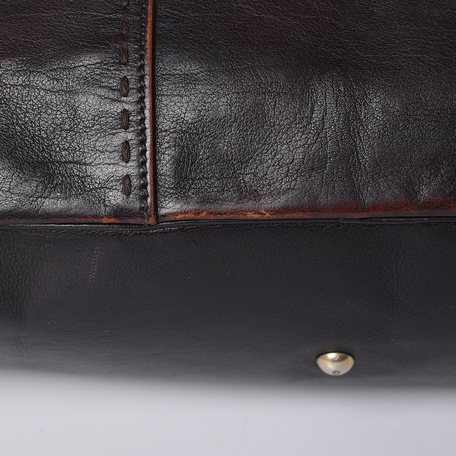 Saint Laurent Calfskin Large Muse Dark Brown 13 of 30