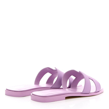 Hermes Epsom Oran Sandals 36 Violet Amethyste 4 of 9
