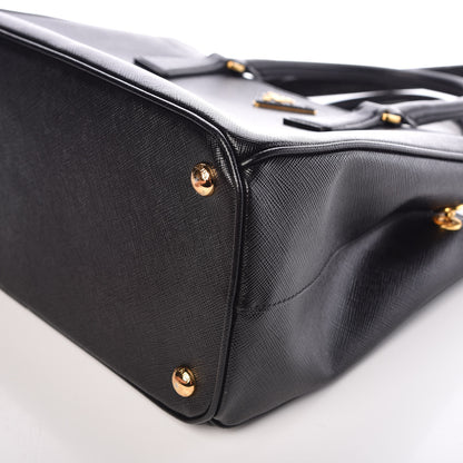 Prada Saffiano Medium Galleria Double Zip Tote Black 10 of 11