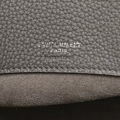 Saint Laurent Grained Calfskin Small Supple Sac De Jour Mouse Grey 6 of 10