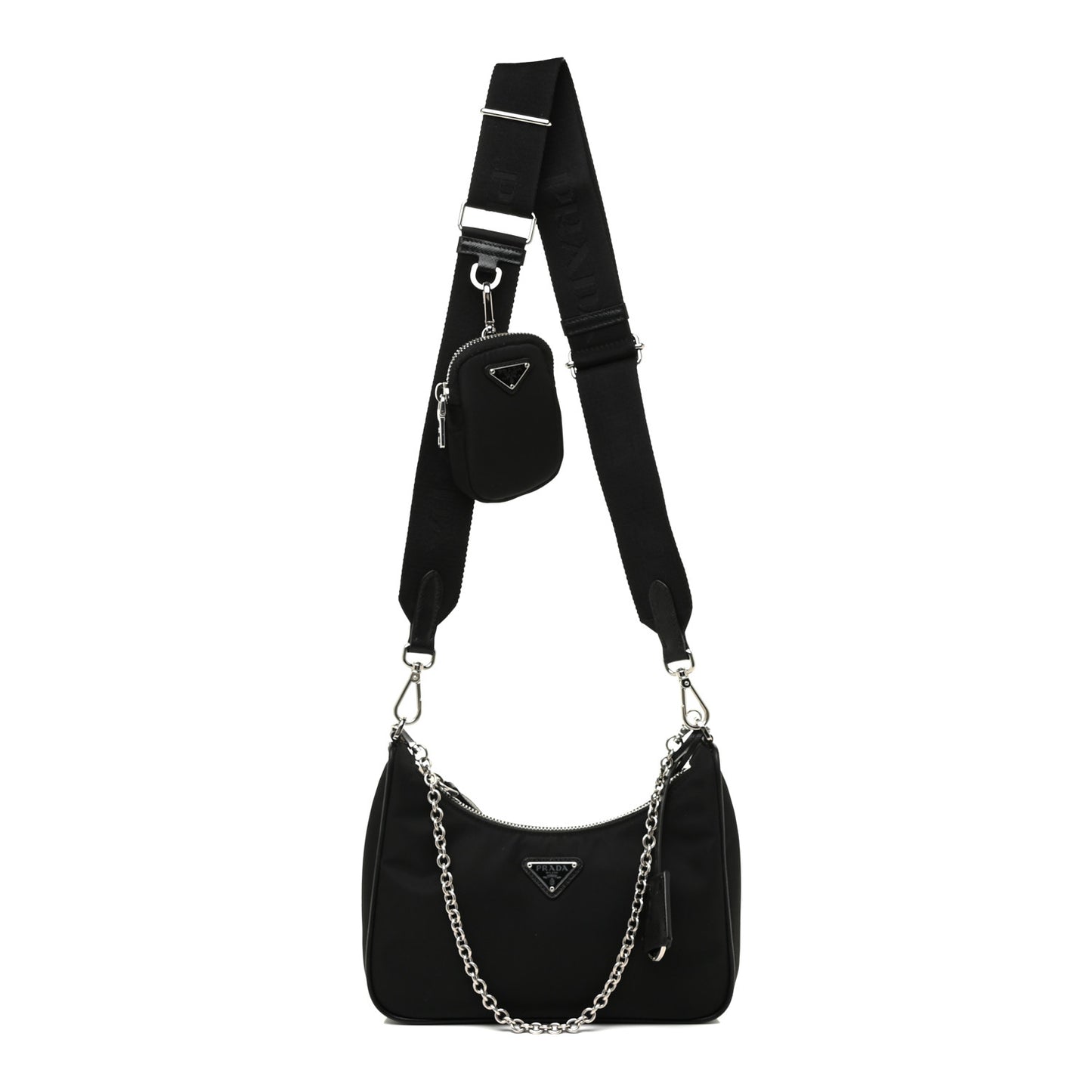Nylon Re-Edition 2005 Shoulder Bag Black