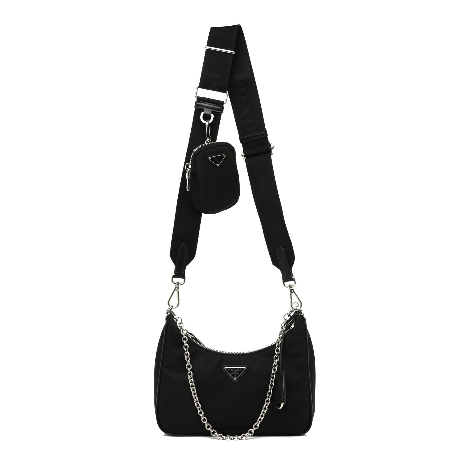 Prada Nylon Re-Edition 2005 Shoulder Bag Black 1 of 12