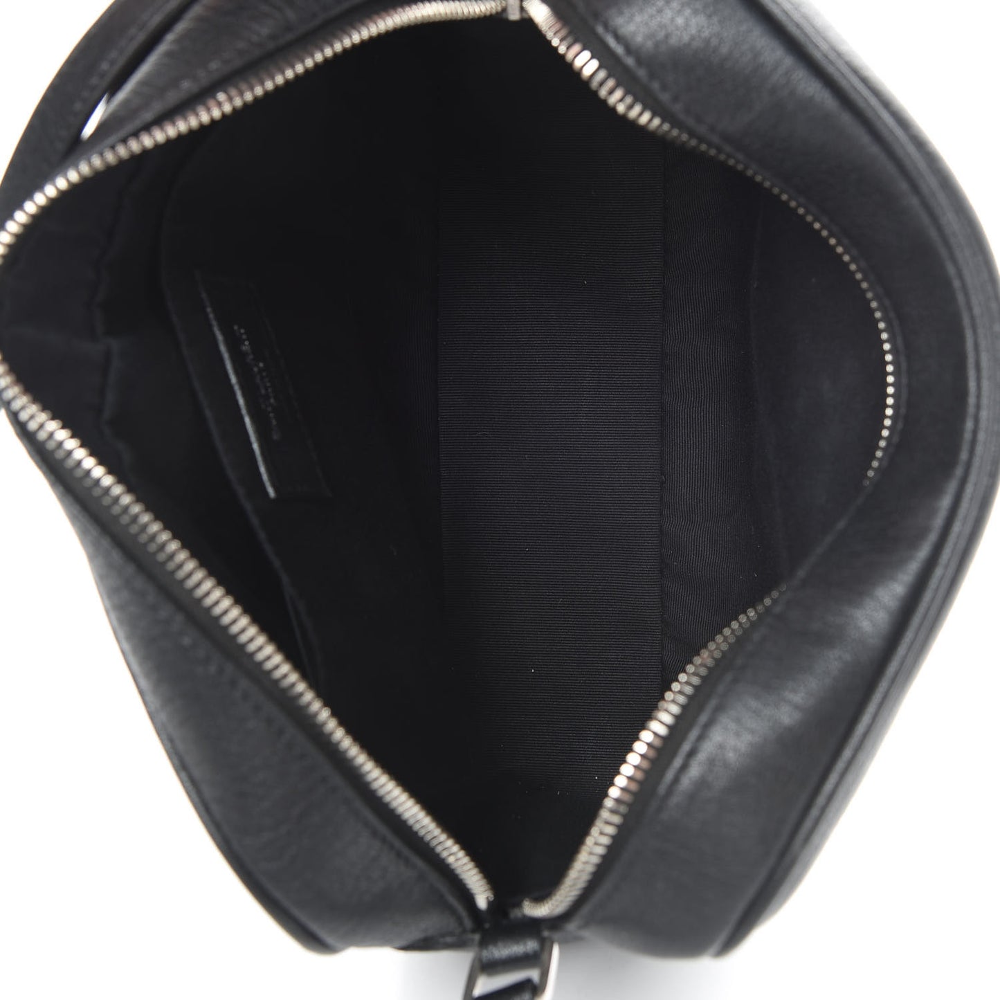 Lambskin Monogram Small Lou Camera Bag Black