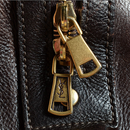 Saint Laurent Calfskin Oversized Muse Brown 6 of 9