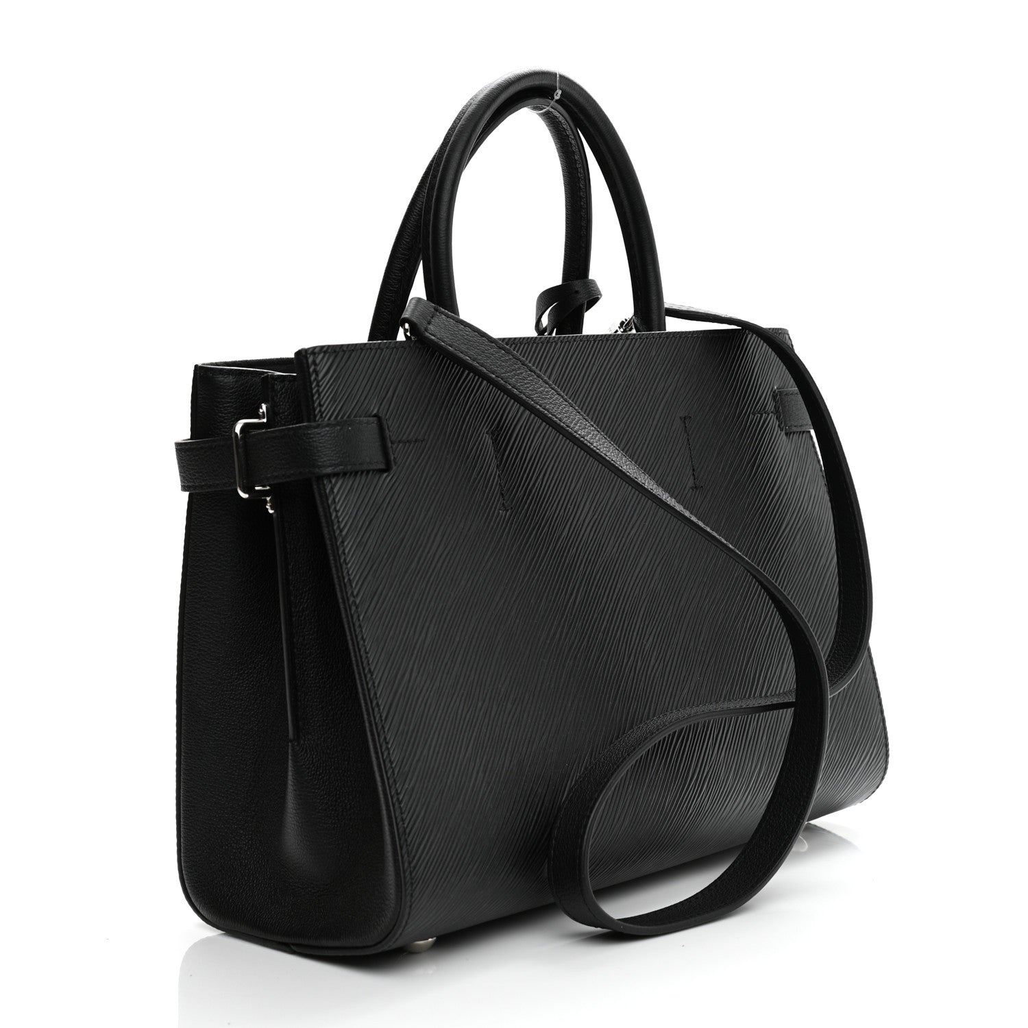Louis Vuitton Epi Twist Tote Black 3 of 8