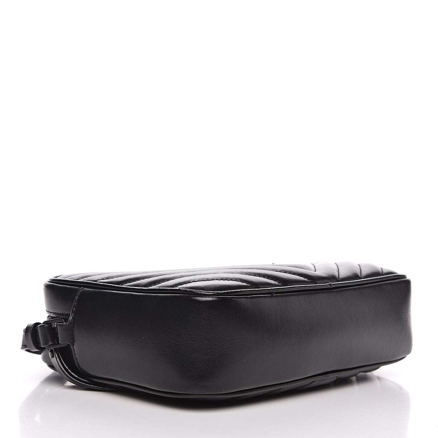 Calfskin Matelasse Monogram Lou Camera Bag Black