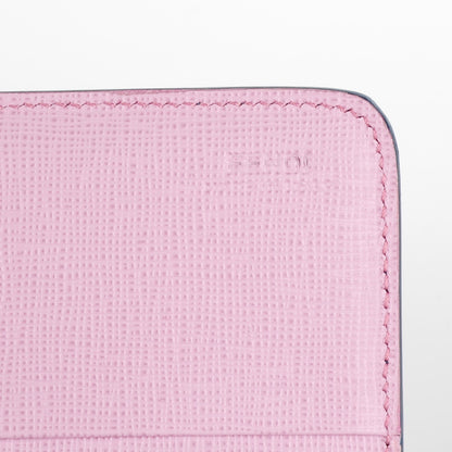 Fendi Vitello Elite Crystal Eye Monster Continental Wallet Cobalt Lavender Pink 6 of 8