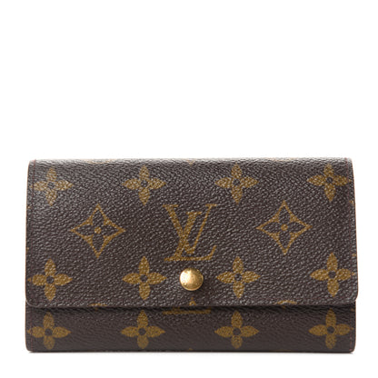 Louis Vuitton Monogram Porte-Monnaie Tresor Wallet 1 of 6