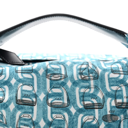 Hermes Silk Balusoie Bag  Bleu Saint Cyr Bleu Indigo 7 of 8