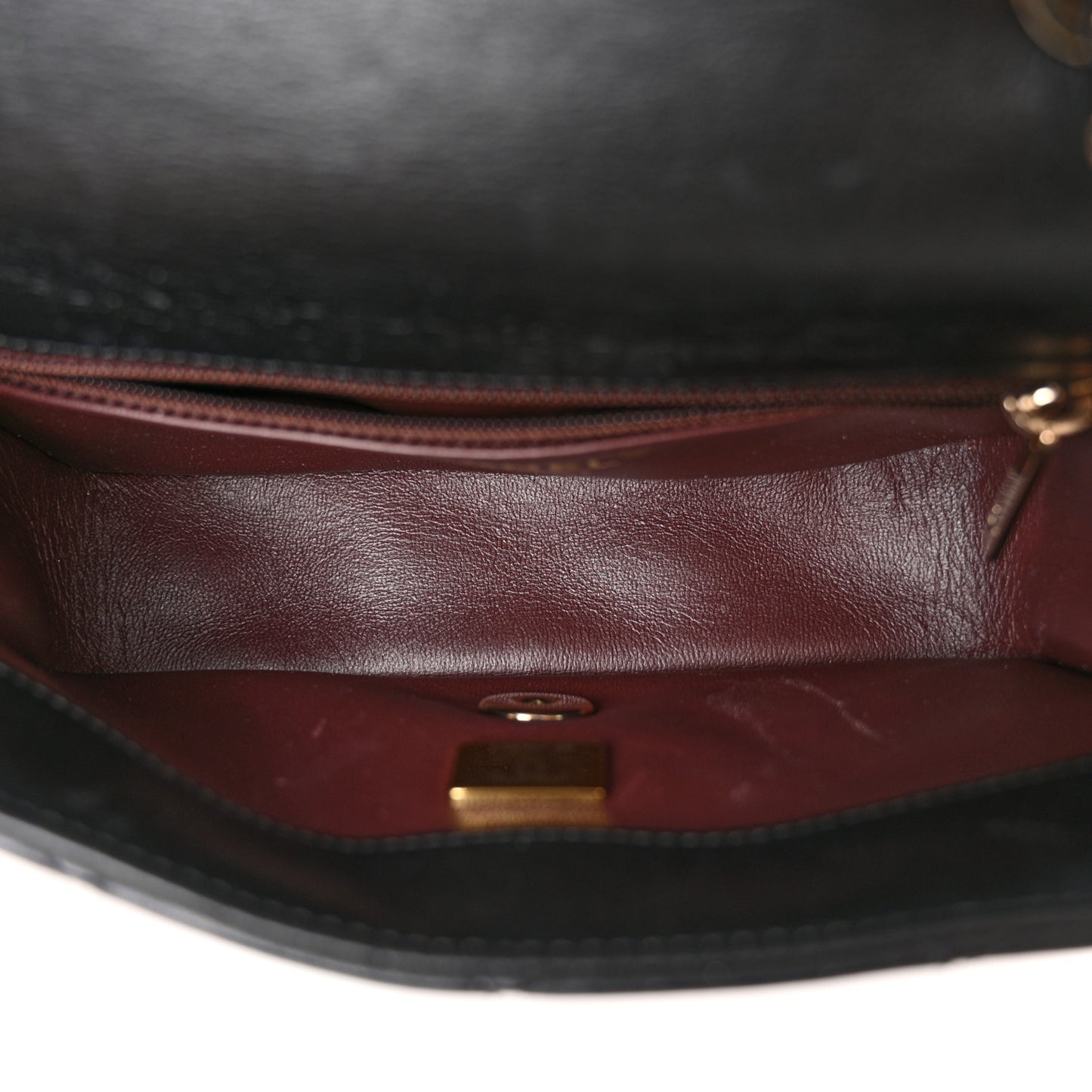 Lambskin Quilted Pearl Edge Mini Rectangular Flap Bag Black