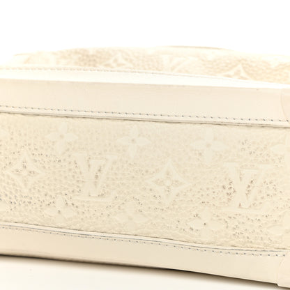 Louis Vuitton Taurillon Monogram Solar Ray Soft Trunk Powder White 17 of 17