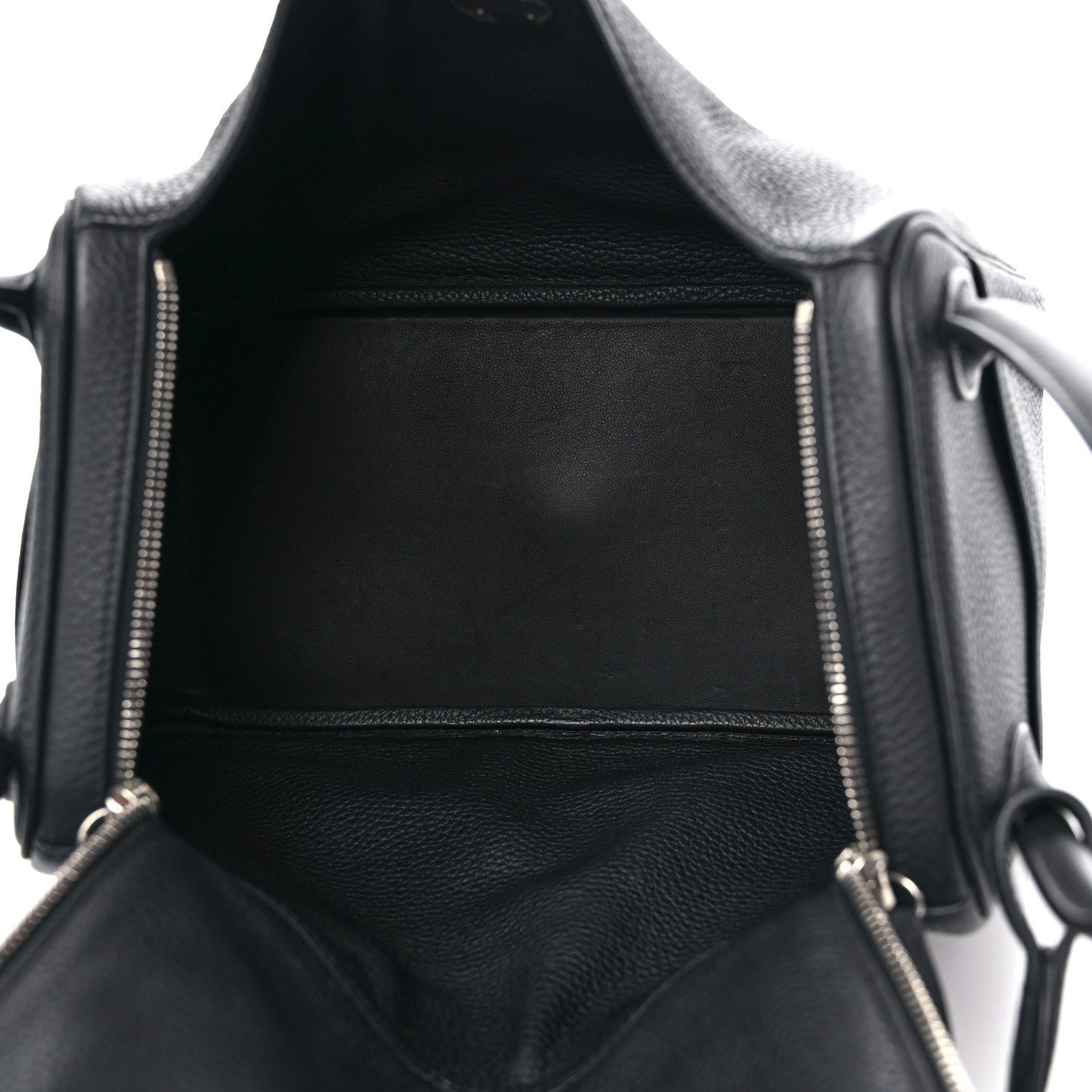 Hermes Taurillon Clemence Lindy 30 Black 5 of 11