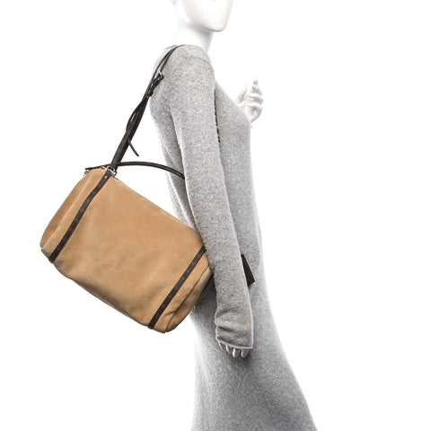 Suede Monogram Express MM Hazelnut