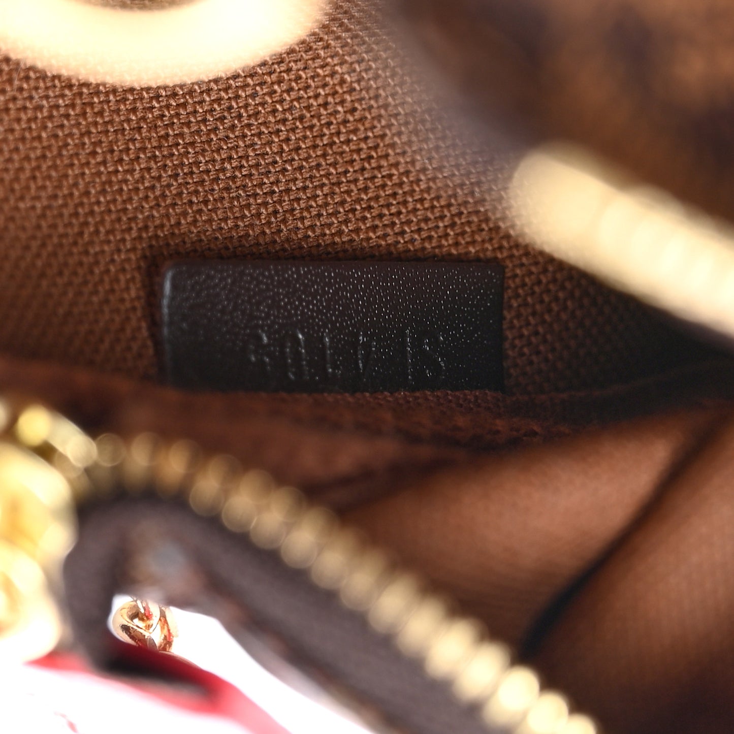 Damier Ebene 2015 Christmas Animation Mini Pochette Accessories