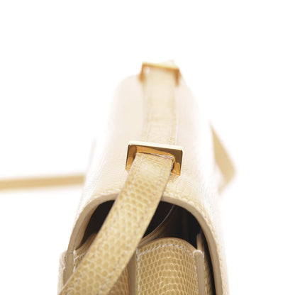 Hermes Lizard Constance 18 Blanc Casse 16 of 20